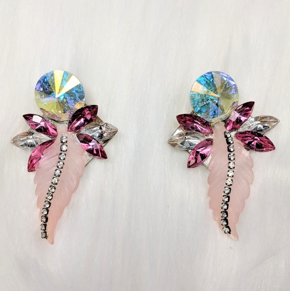 Vintage Jewelry - Designer Rhinestone Earrings Vintage Jewelry - Designer Rhinestone Earrings